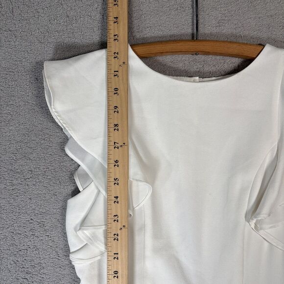 Chelsea And Violet Women’s Dress Size S Ruffle Mini Wedding Bride Rehearsal - Picture 9 of 15